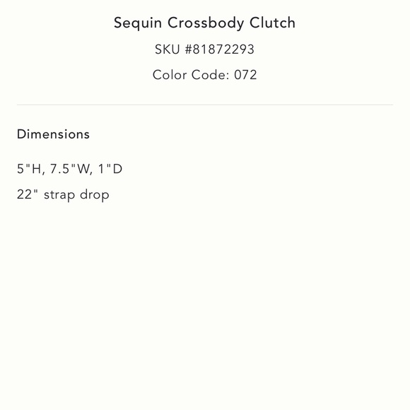 Sequin Crossbody Clutch - Picture 3 of 6